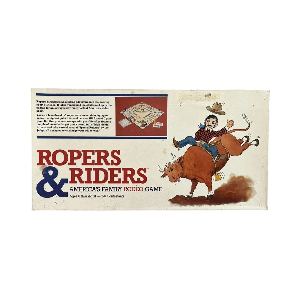 Ropers & Riders - America's Favorite Rodeo Game - RARE! - 100% Complete